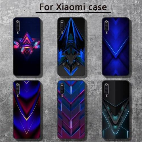 Cool abstract geometry Phone Case for Xiaomi mi 6 6plus 6X 8 9SE 10 Pro mix 2 3 2s MAX2 note 10 lite Pocophone F1