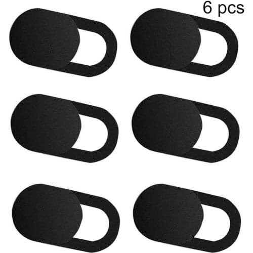 6PCS Webcam Cover Camera Cap Slide Ultra Thin Laptop Protect Your Lenses Privacy Sticker for iPad Laptop Tablet Smartphone