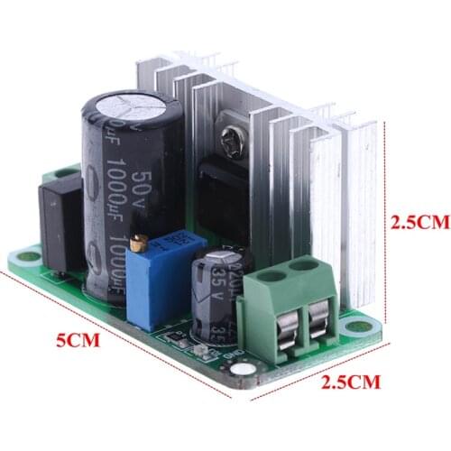LM317T DC Adjustable Step Down Module Linear Regulator Power Supply With Rectifier Filter