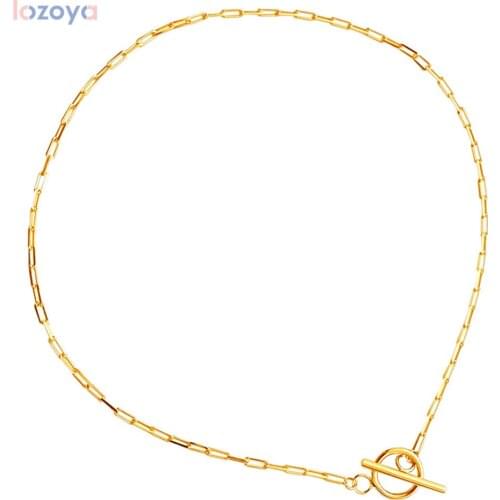 LOZOYA 925 Sterling Silver 37mm Gold Jewelry Rock Horoscope Chain Choker Necklace 2021 Luxury Pendent Luxury Punk Fine Jewelry
