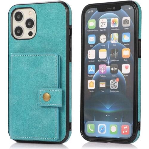 Magnetic Car Holder Phone Case for iPhone 13 Mini 13 Pro Detachable Leather Card Slot Phone Cover for iPhone 13 Pro MAX Cover