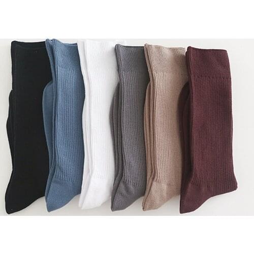 Mens Business Socks Combed Cotton Football Socks Autumn Winter Long Tube Sports Socks Leg Socks Double Needle Thickened Manufac