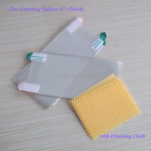 New Clear Guard Film For Samsung Galaxy J3 SM-J3 5inch Phone Screen Protectors (1000PCS/Lot)