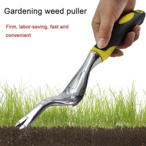Hand Weed Puller Durable Lawn Practical Manual Weeder Garden Tool Digger Stainless Steel Portable Root Remover