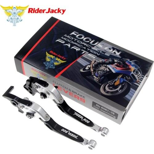 Riderjacky For Triumph TIGER 800 XC/XCX/XR/XRX 2015-2018 2016 2017 Motorcycle CNC Folding Extendable Brake Clutch Levers