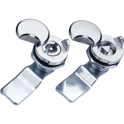 MS705-3A triangle lock garbage trunk door lock with cover waterproof rain proof lock central cabinet door lock