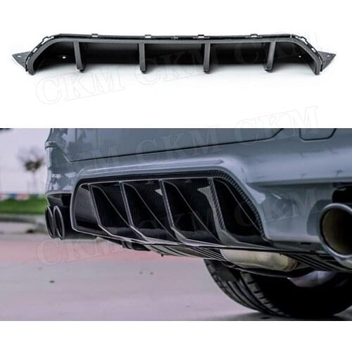 Carbon Fiber Rear Bumper Diffuser Lip For BMW 5 Series F90 M5 Sedan 4 Door 2018 2019 FRP Bumper Guard