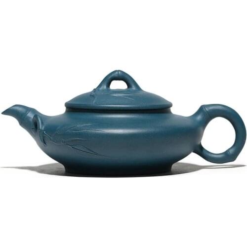 Yixing Handmade Teapot Ore Mud Bamboo Kettle Creative Teaware Send Gift Box Chinese Tea Set Household Teapot Tea Pot Set