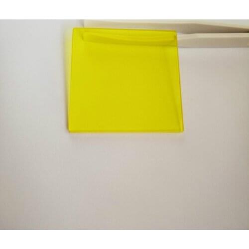 Yellow Filter Lens Cut-Off Optical Glass Jb420 490 510 Gg425 495 515Nm