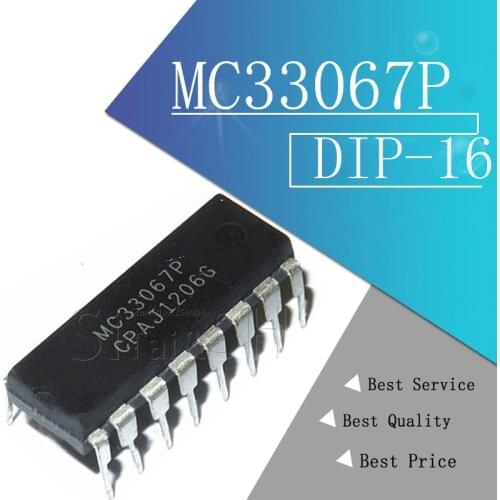 10pcs/lot MC33067P MC33067 DIP16