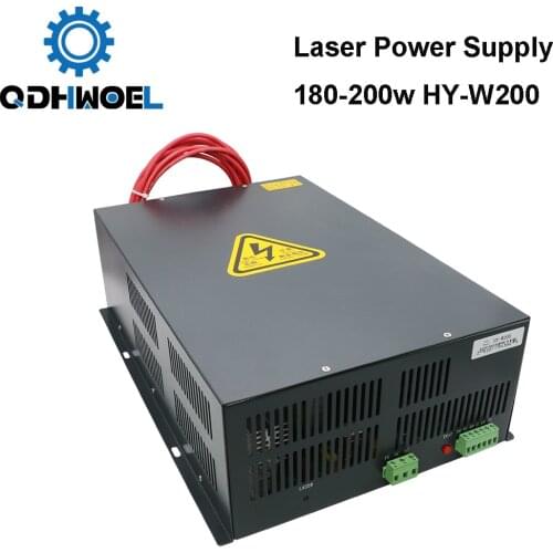 200W CO2 Laser Power Supply HY-W200 for 180W-200W CO2 Laser Engraving Cutting Machine