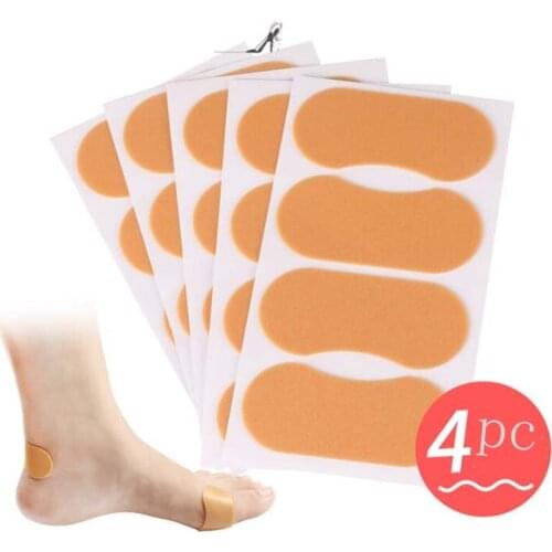 4pcs Liner Foam Pads For Feet Protector Women Strip Heel Stick Massage Pedicure Foot Care Insoles Inserts For Shoes