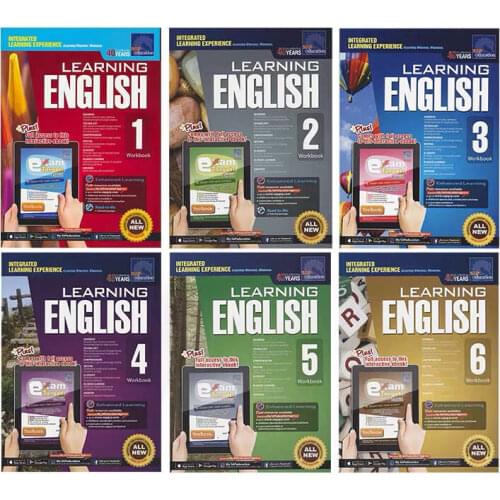 6 Books/Set SAP Learning English Workbook Grade 1-6 Children Learn English Books Singapore Primary School English Textbook