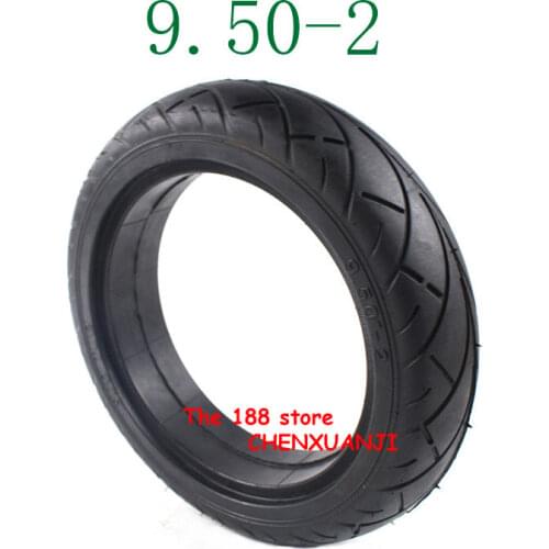 9.50''-2 Solid Tire For Gas Scooter Electric Scooter / Electric Scooter Spare Airless Tire 9.50-2 Rubber Tire