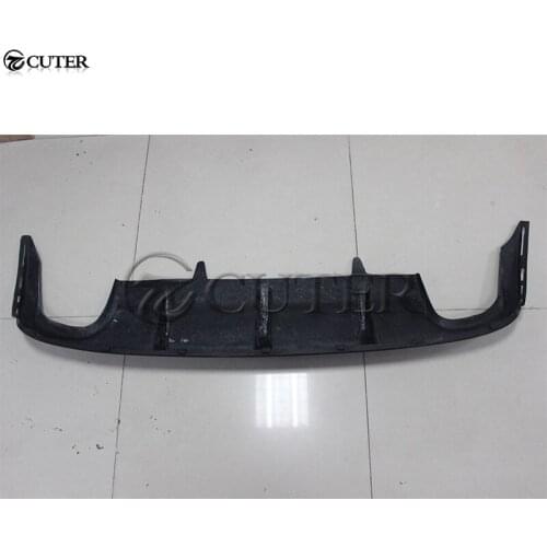 CC auto car FRP Rear bumper diffuser rear lip Four out exhaust for Volkswagen CC body kit 13-15