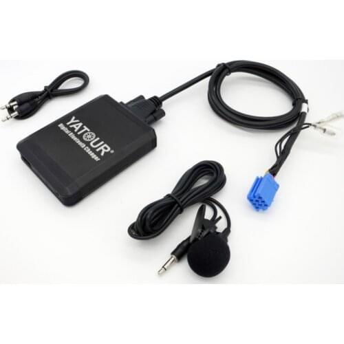 Bluetooth USB Aux in Adapter For Renault Siemens VDO Dayton 8 Pin CD Radio Charger