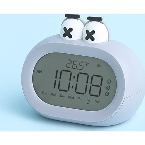 Big Mouth Alarm Clock Student Electronic Alarm Multifunctional Digital LED Clock Creative Children Gift Household Alarm Dropship