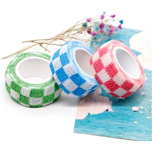Colorful Sport Self Adhesive Elastic Tape Bandage Elastoplast Gym Fitness Knee Finger Ankle Palm Shoulder Muscle Pain Bandage