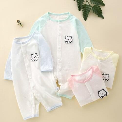 New Newborn Baby Clothes Boys Girls Rompers cute Animal Printed Long Sleeve Summer Cotton Kid Jumpsuit Playsuit Outfits Clothing