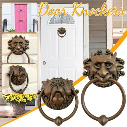 Door Knockers Decorative Door Knockers Decorative Indoors Knocker Wall Art Decorative Resin Craft Gift decoración de habitación
