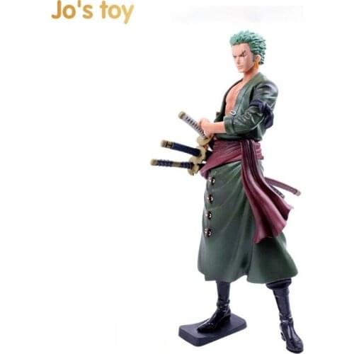 Jos toy Bandai OP Genuine Japanese Zoro statue Anime modle PVC Figure Toys