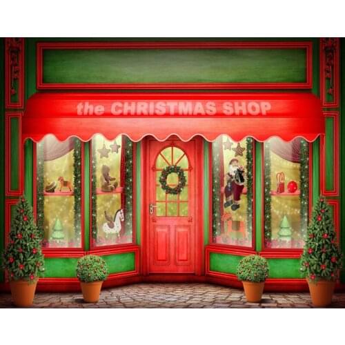 LIFE MAGIC BOX Backdrops For Photography Studio Red Doorway Baby Boy Photo Background For Photography S-2628