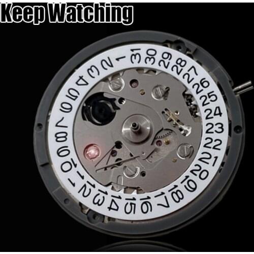 SEIKO Japan NH35A Mechanical Movement 24 Jewels with Black White Date NH35 Automatic Mechanism for Luxury Brand Watch