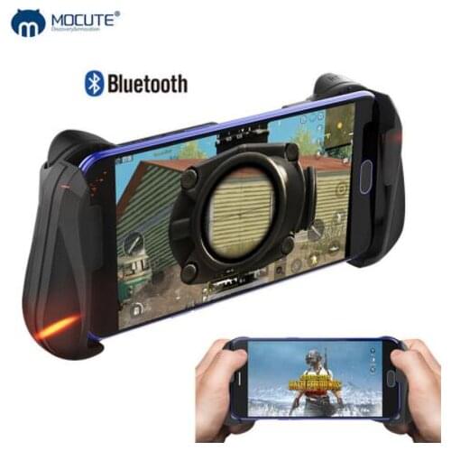 Mocute 057 Pubg Gamepad Controller Wireless Bluetooth Joystick Trigger Game Pad for iphoneX XS 6 /7/8 for Android Samart Phone