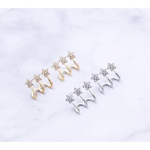 Zhijia New Fashion Flower Crystal Stud Earrings for Women Hot Sale Cubic Zircon Lovely Earring Lady Jewelry Free Shipping