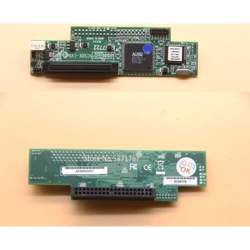Original AEC-7722 IDE to SCSI 68-pin IDE to LVD SCSI Bridge Adapter card IDE to 68-pin SCSI Storage Controller Adapter card