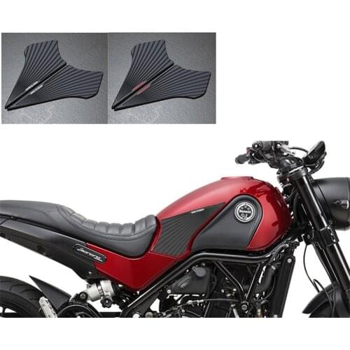 A Pair Moto Tank Sticker Modification Accessories Rubber Anti Skid Waterproof Protection Decal for Benelli Leoncino 500 BJ500-E