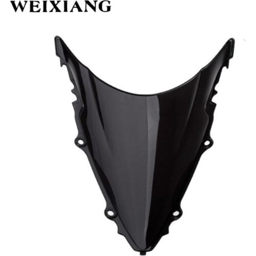 For Yamaha YZF600 R6 2003-2012 Motorcycle Windshield Front Elevated Windscreen Airflow Wind Screen Raised