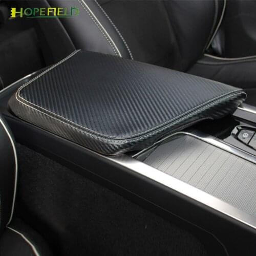 Car Styling Center Console Armrest Box Protection Sleeve Decoration Cover For Volvo XC60 PU leather Stowing Tidying Mat