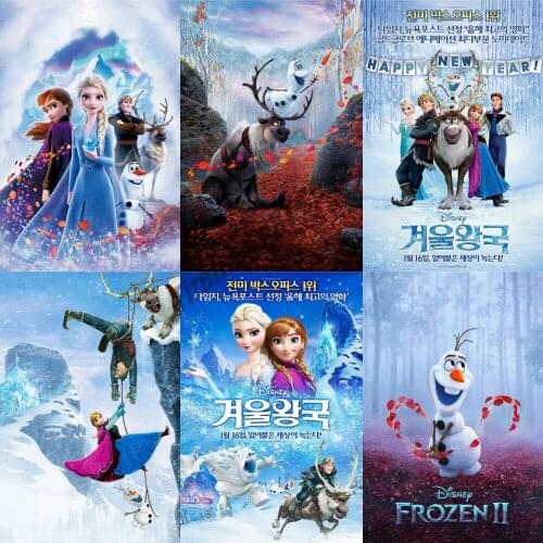 Full Square&Round Diamond Painting Frozen 2 Disney Anime 5D Diamond Embroidery Mosaic Cross Stitch Kits Home Decoration Gift