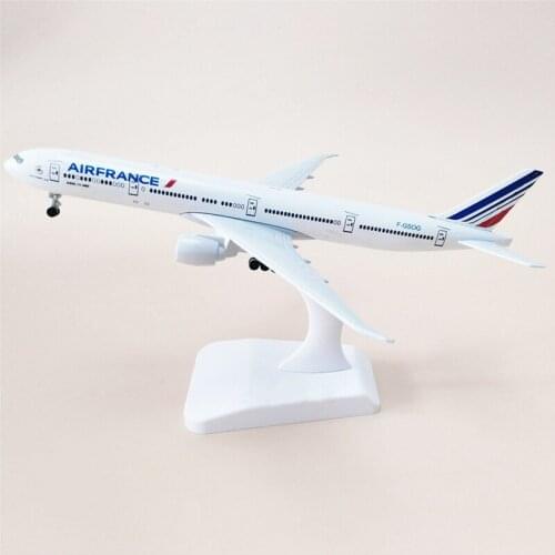 20Cm Airplanes Air France Aircraft Boeing B777 Model With Wheel Diecast Metal plane Model Airliner Kid Gifts Collectible