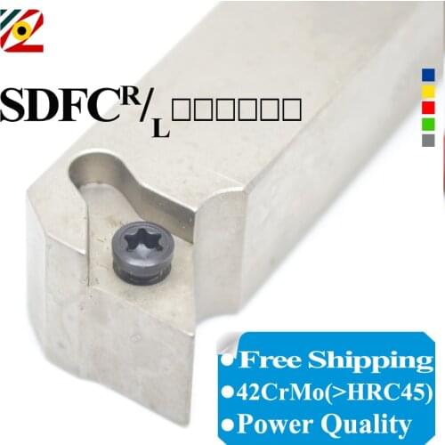 SDFCR1212H07 SDFCR1616H11 SDFCR2020K11 SDFCR SDFCL 1212H07/1616H11/2020K11 CNC Lathe Cutter Turning Tool Holder DCMT11T3 Insert