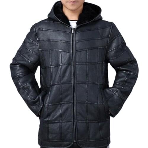 Мужские куртки из овчины SHIERXI China At AliExpress