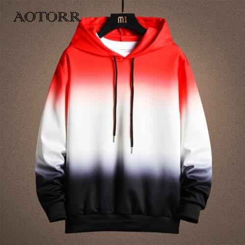 Patchwork Hoodie Men Hip Hop Streetwear Autumn Spring Hooded Mens Sweatshirt Casual Colorblock Hoodies Man Loose Mens Pullover