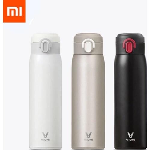 Xiaomi Mijia VIOMI Cup Stainless Steel Vacuum 24 Hours Flask Water Portable Smart Bottle Thermos 460ML for family