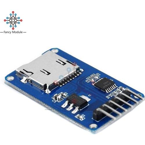 Micro SD TF Card Memory Shield Module SPI Interface for Ardiuno Micro SD Storage Expansion Board Support Micro SD & SDHC