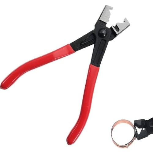 Hose Clamp Pliers - Heavy Duty Clic & Clic-R Type Collar Hose Clip Pliers for Drive Shafts and Air Intakes Swivel Angle Clamp