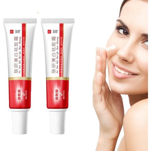 2pcs 20g Dark Spot Corrector Skin Whitening Fade Cream Lightening Blemish Removal Serum Reduces Age Spots Freckles Face Cream
