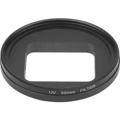 3 in 1 52mm UV Lens Filter with Lens Cap for GoPro Hero 7 6 5 Black Action Camera for Go Pro Accessories