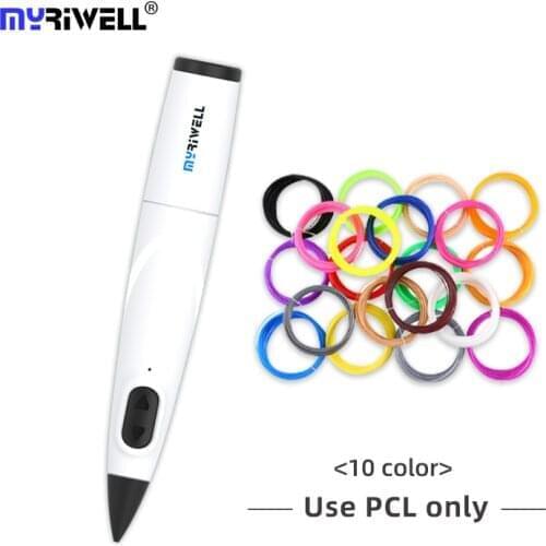 Myriwell 3D Pen Drawing Printing Pen With 1.75mm PCL Filaments Easy For Kids Beginner Birthday Present
