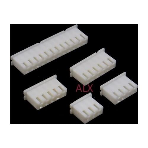 50pcs XH2.54 connector 2.54MM PITCH FEMALE HOUSING Plastic Shell Plug 2P/3P/4P/5P/6P/7P/8P/9P/10P/11P/12P FOR PCB BOARD XH