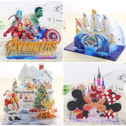 5d DIY Diamond Painting Cross Stitch Kit Cartoon Boys captain Diamond Mosaic Painting Embroidery Acrylic Gift Children Christmas