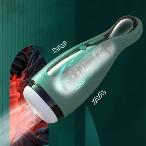 Automatic Male Masturbator Cup Vacuum Sucking Oral Sex Toys For Men Pussy Blowjob Deep Throat Penis Suck Vibrator Real Vagina