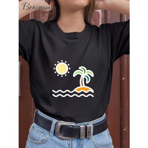 Женские пляжные футболки Beainmmry China At AliExpress