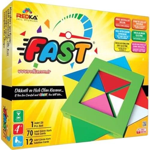 Fast Box Game Color and Shape Careful Fast Wins Visual Intelligence Family Part Activity for Kid