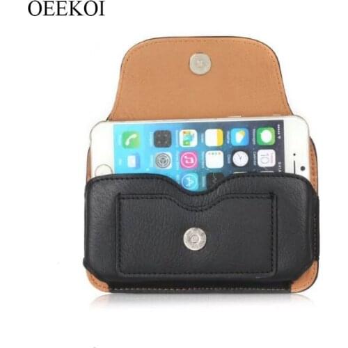 OEEKOI Rhino Pattern Belt Clip Holster Pouch Case for Doogee X90L/X90/N10/S40/Y8C/Y8/Y7/X80/X60L